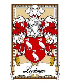 Scottish-Bookplates/L/Leechman-Crest-Coat-of-Arms