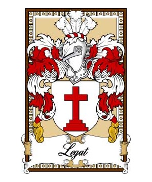 Scottish-Bookplates/L/Legat-Crest-Coat-of-Arms