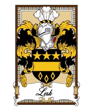 Scottish-Bookplates/L/Lesk-Crest-Coat-of-Arms