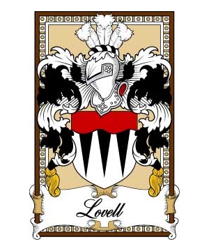 Scottish-Bookplates/L/Lovell-Crest-Coat-of-Arms