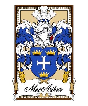 Scottish-Bookplates/M/MacArthur-Crest-Coat-of-Arms