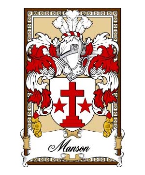 Scottish-Bookplates/M/Manson-Crest-Coat-of-Arms