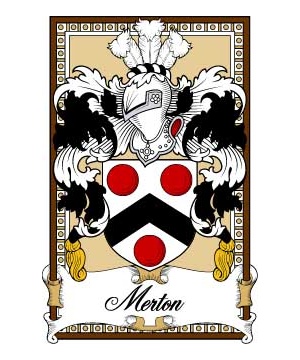 Scottish-Bookplates/M/Mertoun-or-Merton-Crest-Coat-of-Arms