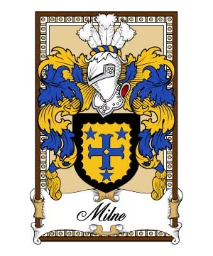 Scottish-Bookplates/M/Milne-(Muretoun)-Crest-Coat-of-Arms