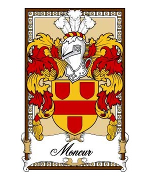 Scottish-Bookplates/M/Moncur-Crest-Coat-of-Arms