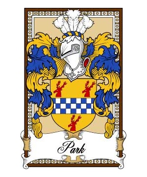 Scottish-Bookplates/P/Park-(of-that-Ilk)-Crest-Coat-of-Arms