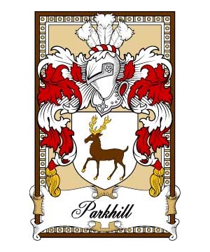 Scottish-Bookplates/P/Parkhill-Crest-Coat-of-Arms