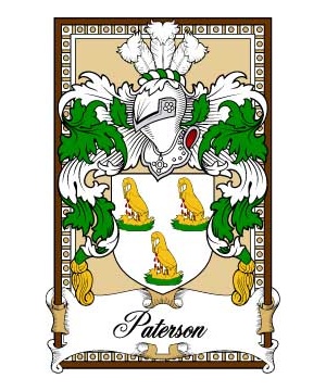 Scottish-Bookplates/P/Paterson-(Fife)-Crest-Coat-of-Arms