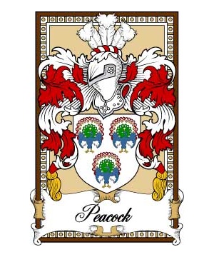 Scottish-Bookplates/P/Peacock-(Bridge-End)-Crest-Coat-of-Arms