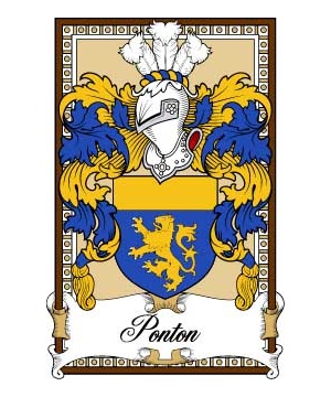 Scottish-Bookplates/P/Ponton-Crest-Coat-of-Arms