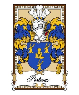 Scottish-Bookplates/P/Porteous-(Edinburgh)-Crest-Coat-of-Arms