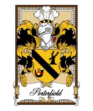 Scottish-Bookplates/P/Porterfield-Crest-Coat-of-Arms