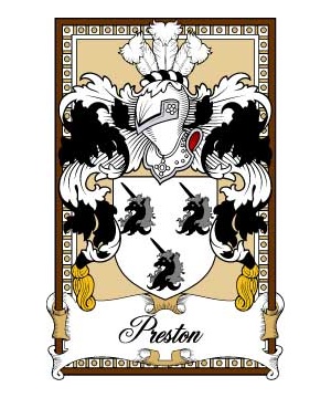 Scottish-Bookplates/P/Preston-(of-that-Ilk)-Crest-Coat-of-Arms