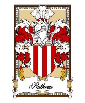 Scottish-Bookplates/R/Ruthven-Crest-Coat-of-Arms