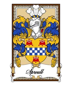 Scottish-Bookplates/S/Spreull-or-Spruell-Crest-Coat-of-Arms