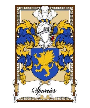 Scottish-Bookplates/S/Spurrier-Crest-Coat-of-Arms