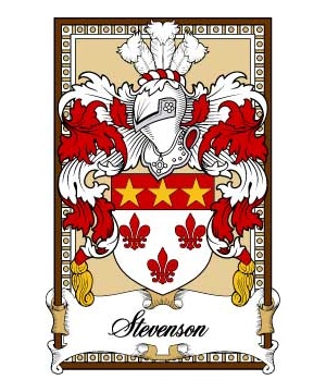 Scottish-Bookplates/S/Stevenson-(Lanark)-Crest-Coat-of-Arms