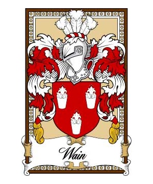 Scottish-Bookplates/W/Wain-Crest-Coat-of-Arms