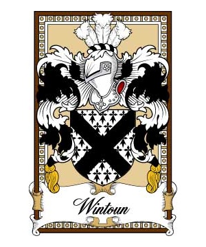 Scottish-Bookplates/W/Wintoun-Crest-Coat-of-Arms