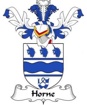 Scottish/H/Horn-or-Horne-Crest-Coat-of-Arms