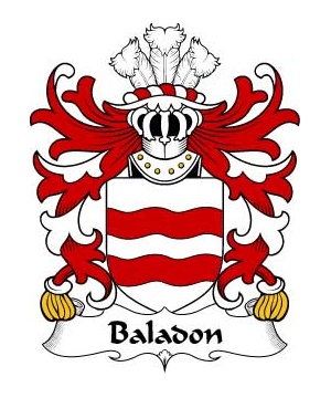 Welsh/B/Baladon-(or-Ballon-lord-of-Abergavenny)-Crest-Coat-of-Arms