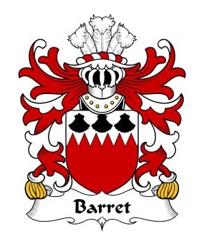 Welsh/B/Barret-(of-Pendine-Pembrokeshire)-Crest-Coat-of-Arms