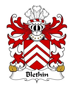 Welsh/B/Blethin-(of-Shirenewton-Monmouthshire)-Crest-Coat-of-Arms