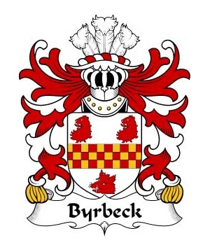 Welsh/B/Byrbeck-(Vicar-of-Lamphey-Pembrokeshire)-Crest-Coat-of-Arms