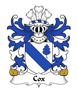 Welsh/C/Cox-(of-Norton-Monmouthshire)-Crest-Coat-of-Arms