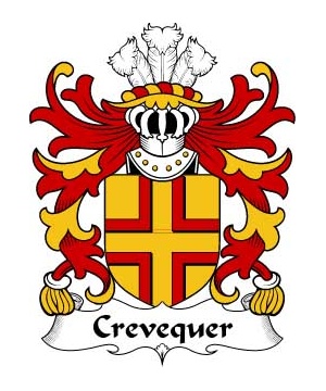 Welsh/C/Crevequer-(or-Crevecoeur-Flint)-Crest-Coat-of-Arms