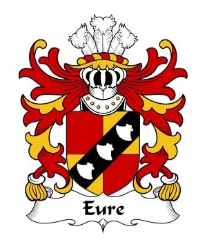 Welsh/E/Eure-(Commander-of-Slebech-Pembrokeshire)-Crest-Coat-of-Arms