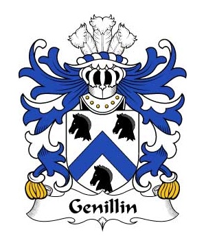 Welsh/G/Genillin-(FARCHOG-Caernarfonshire)-Crest-Coat-of-Arms