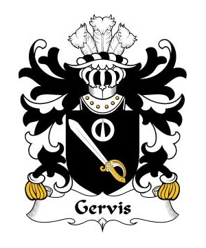 Welsh/G/Gervis-(of-Ruthin-Denbighshire)-Crest-Coat-of-Arms