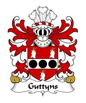 Welsh/G/Guttyns-(from-Einion-ap-Gollwyn)-Crest-Coat-of-Arms