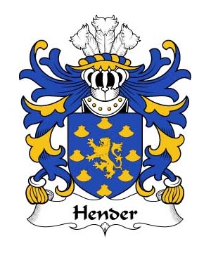 Welsh/H/Hender-(Desc.-from-Dafydd-ap-Dafydd-ap-Madog)-Crest-Coat-of-Arms