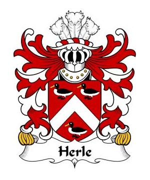 Welsh/H/Herle-(of-Pembrokeshire)-Crest-Coat-of-Arms