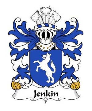 Welsh/J/Jenkin-(AP-RHYS-AP-GRUFFUDD)-Crest-Coat-of-Arms