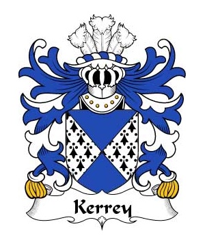 Welsh/K/Kerrey-(of-Worthern-Shropshire)-Crest-Coat-of-Arms