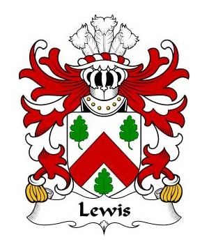 Welsh/L/Lewis-(of-Abergavenny-Monmouthshire)-Crest-Coat-of-Arms