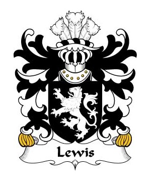 Welsh/L/Lewis-(of-Y-Fan-or-Van-Caerphilly-Glamorgan)-Crest-Coat-of-Arms