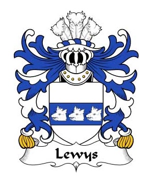 Welsh/L/Lewys-(AP-RHYS-AP-HYWEL-AP-GRUFFUDD)-Crest-Coat-of-Arms