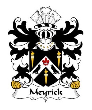 Welsh/M/Meyrick-(of-Bodorgan-Anglesey)-Crest-Coat-of-Arms