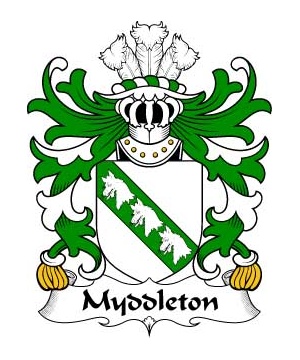 Welsh/M/Myddleton-(of-Gwenynog-Denbighshire)-Crest-Coat-of-Arms