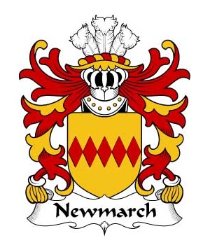 Welsh/N/Newmarch-(Conqueror-of-Brycheiniog-11th-century)-Crest-Coat-of-Arms