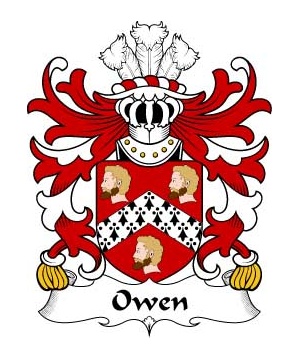 Welsh/O/Owen-(of-Caernarfonshire)-Crest-Coat-of-Arms