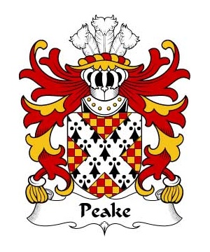 Welsh/P/Peake-(or-Pec-Denbighshire)-Crest-Coat-of-Arms