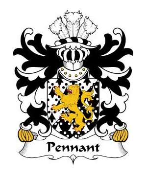 Welsh/P/Pennant-(of-Penrhyn-Castle-Caernarvonshire)-Crest-Coat-of-Arms