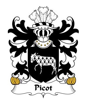 Welsh/P/Picot-(or-Pigot-lord-of-Klynn-Pembrokeshire)-Crest-Coat-of-Arms