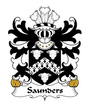 Welsh/S/Saunders-(of-Pendine-Carmanthenshire)-Crest-Coat-of-Arms