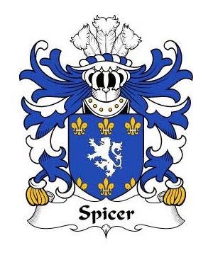 Welsh/S/Spicer-(of-Caernarfonshire)-Crest-Coat-of-Arms